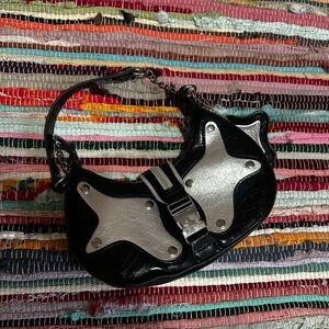 Stylish Black and Silver Women's Bag